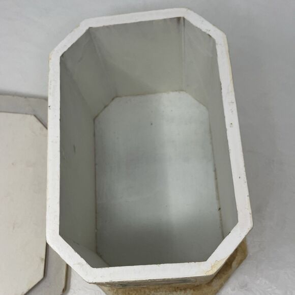 VTG Victorian Style Rose Shabby Chic Wooden Trinket Box Chest Cottagecore Granny - Picture 9 of 12